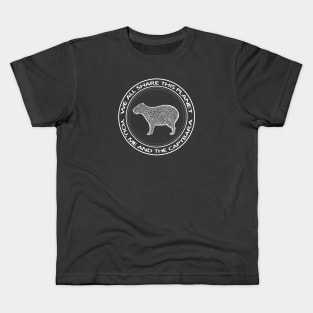 Capybara - We All Share This Planet - rodent design Kids T-Shirt